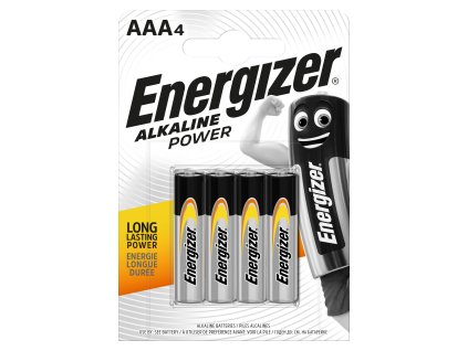 Energizer Alkaline Power AAA mikrotužková baterie, 4 ks