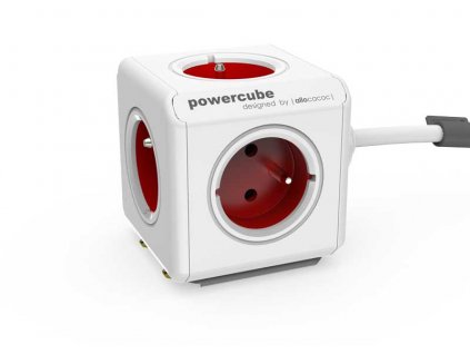 POWERCUBE EXTENDED bílá / červená 1,5 m