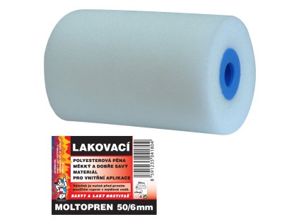 547109 valecek lakovaci moltopren 50x6mm polyester
