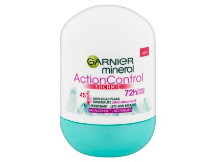 Garnier Mineral Action Control Thermic kuličkový antiperspirant, 50 ml