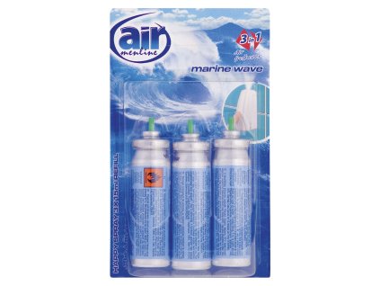 Air Menline Marine Wave náplň do osvěžovač vzduchu 3× 15 ml