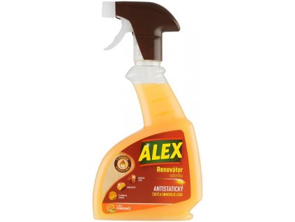 Sprej Alex renovátor nábytku, antistatický, pomeranč, 375 ml