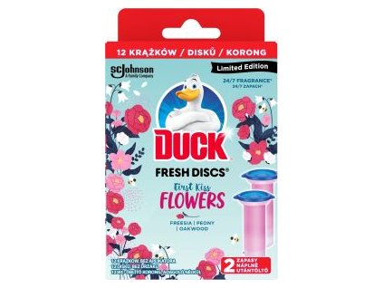 Duck Fresh Discs First Kiss Flowers WC blok, 36 ml