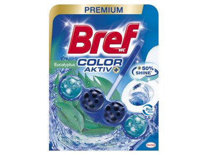 Bref WC Blue Aktiv Eucalyptus, WC blok v kuličkách, 50 g