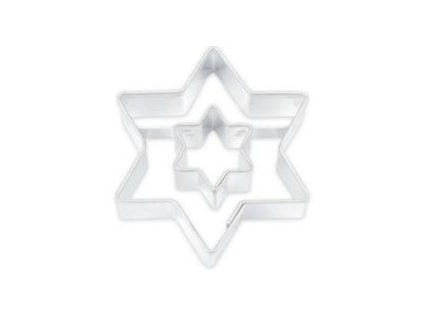 Vykrajovátko hvězda s hvězdičko, 4,5cm