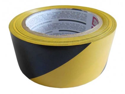 Výstražná páska samolepicí 48mm/33m, žluto/černá