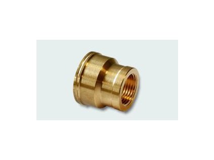 mosazné hrdlo redukované MM silnostěnné 1/2" x 3/8"