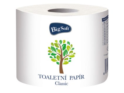 Big Soft Clasic 1000 toaletní papír 2vrstvý, 1 role, 1000 útržků