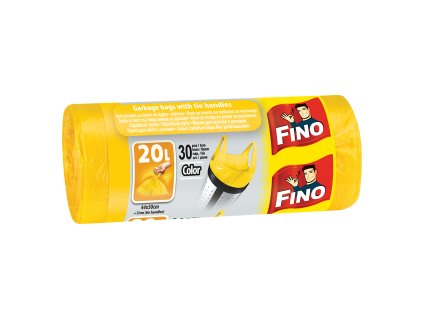 Fino pytle na odpad s uchy 20l, 7 µ, 44×50 cm, 30 ks