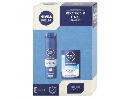 NIVEA Men Box Protect/Care (pěna na holení + voda po holení) Dárková sada pro muže