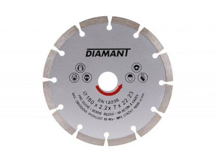 Diamantový kotouč DIAMANT 150x22.2x2.5 segment