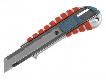Nůž odlamovací kovový s kovovou výztuhou, 18mm, Auto-lock Extol Premium