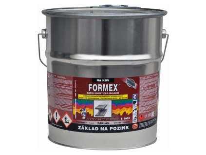 Formex S2003 základ na pozink základní barva na kov, 0110 šedý, 9 l