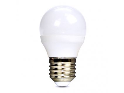 LED žárovka miniglobe, 6W, E27, 3000K, 510lm