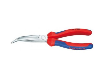 KNIPEX - Kleště s půlkulatými čelistmi 200mm zahnuté, potah PVC