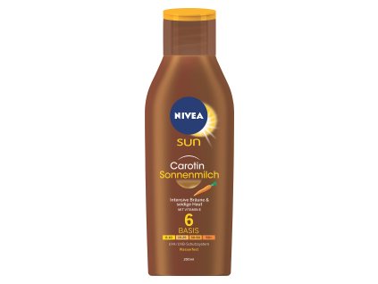 Nivea Sun Carotene sun lotion OF 6 mléko na opalování, 200 ml