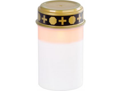 Kahanec MagicHome TG-10, s LED svíčkou, bílý, 12 cm