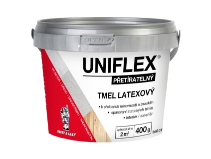 Uniflex latexový tmel na sádrokarton, zdivo a dřevo, 400 g