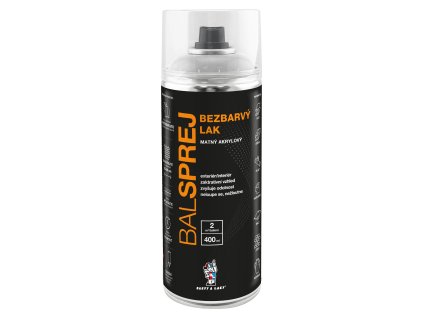 127094 bezbarvy lak ve spreji mat 400ml