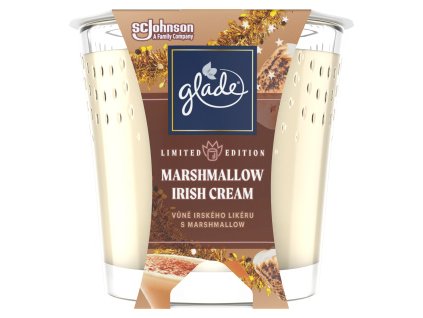 Glade svíčka vonná Marshmallow Irish Cream, 129 g