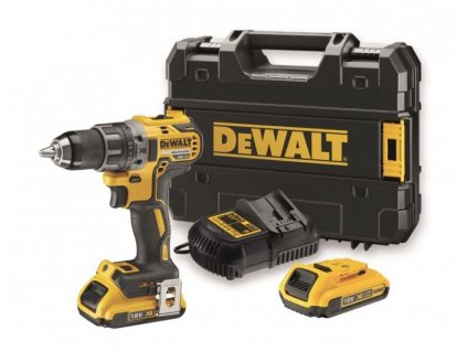 DeWalt 18V AKU bezuhlíková vrtačka 2x2,0Ah DCD791D2