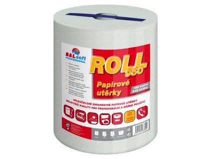 BALsoft Roll 950 2vrstvé papírové utěrky, 182 m, 923 útržků, 1 role