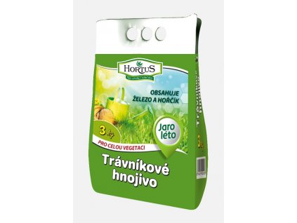 Trávníkové hnojivo (NPK 15-5-5) 3 kg- HORTUS