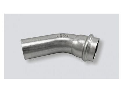 H-LINE INOXPRESS 304 18 oblouk 45° M x F