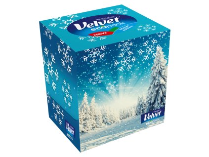 910109 velvet kapesnicky box zimni edice 3vrstve 60ks