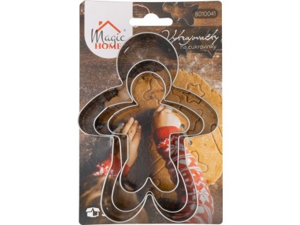 Vykrajovačka MagicHome Vánoce, na pečení, panáček, formička, 3 ks