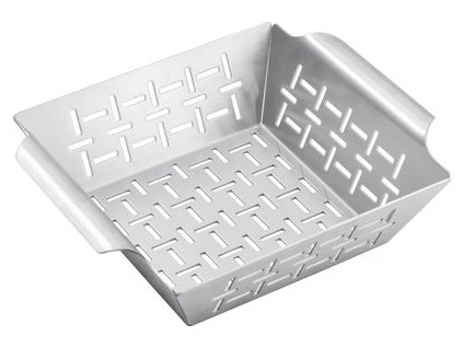 Plech Strend Pro Grill, ke grilování, nerez, 22x18x5,5 cm