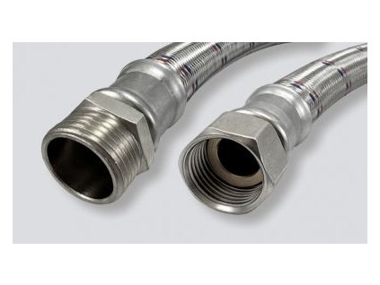 nerezová antivibrační hadice Š 3/4" x M 3/4", 60 cm, na vodu 5-90°C, DN19