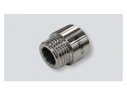 1/2" x 10 mm prodloužení NEREZ , ISO 228 , 1.4408