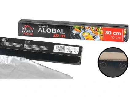 Alobal MagicHome 30 cm, L-20 m, 10 µm, hliníkový