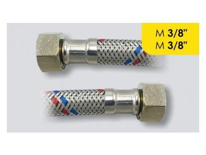nerezová flexi hadička M 3/8" x M 3/8", 150 cm