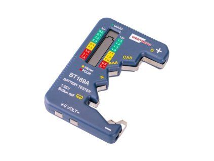 Univerzální tester baterií WESTBERG C/AA/AAA/D/N/9V