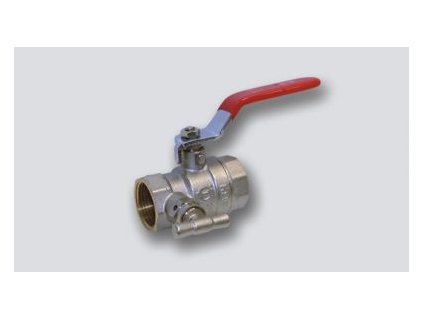 Kulový kohout s odvodněním 3/4", PN 30, T = -20 - 120°C