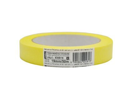 Mako lepicí páska zakrývací, 1 den, do 60 °C, rozměr 19 mm × 50 m