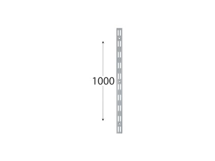 WLD 1000s nosná konzolová lišta dvojitá 1000 mm šedá