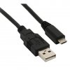 Solight USB kabel, USB 2,0 A konektor - USB B micro konektor, 50cm