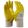 Pracovní nitrilové rukavice, velikost 9 GEBOL YELLOW NITRIL