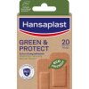 Hansaplast Green & Protect udržitelné textilní náplasti 20 ks