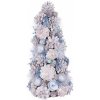 Stromeček MagicHome Vánoce přírodní, krémový, 47 cm