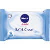 Nivea Baby Soft & Cream čistící ubrousky, 20 ks