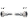 nerezová připojovací hadička M 3/8"x M 3/8", DN 9,5 x 14 mm, 30 cm