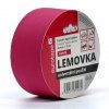 Eurotape - Lemovka textilní lepicí páska 48mm x 10m, bordó