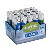 Baterie zink-chloridové, 20ks, 1,5V AAA (R03) Extol Energy