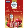 Glade Merry Christmas Warm Apple Pie jablko a skočice vonné tyčinky a vonná svíčka 50 ml +