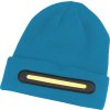 Čepice Strend Pro beanie, 40x LED, modrá, akrylová vlákna, 750 mAh baterie