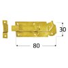 WZP 80  Zástrč jednoduchá mod.2 80x30x3,0 mm